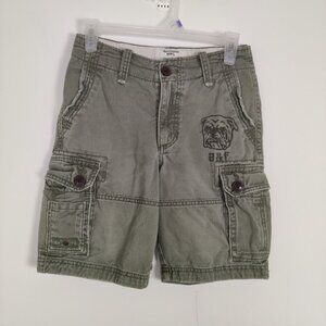 Abercrombie Kids Denim Cargo Shorts in Green Size 11 12 Years Old Gorpcore Jeans